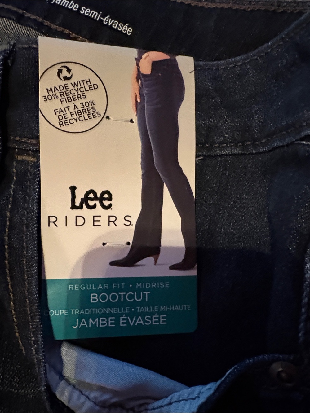 New Lee Riders Mid Rise Bootcut Jeans - Picture 4 of 7